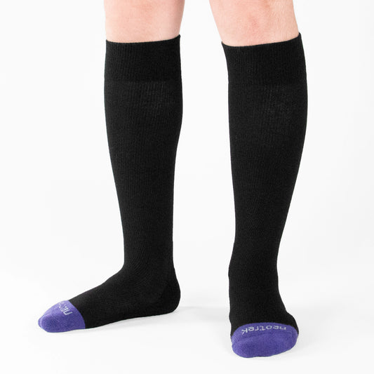 Premium Knee High 15-20 mmHg Compression Socks: Standard Length Pair (3pk)