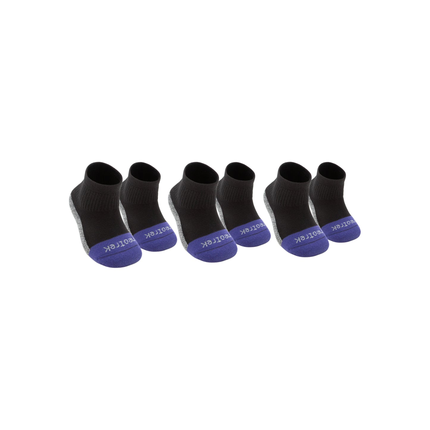 Truer-Fit™ Qtr Crew Socks: Bilateral Partial-Foot Amputee (3pk) - NeoTrek Footwear