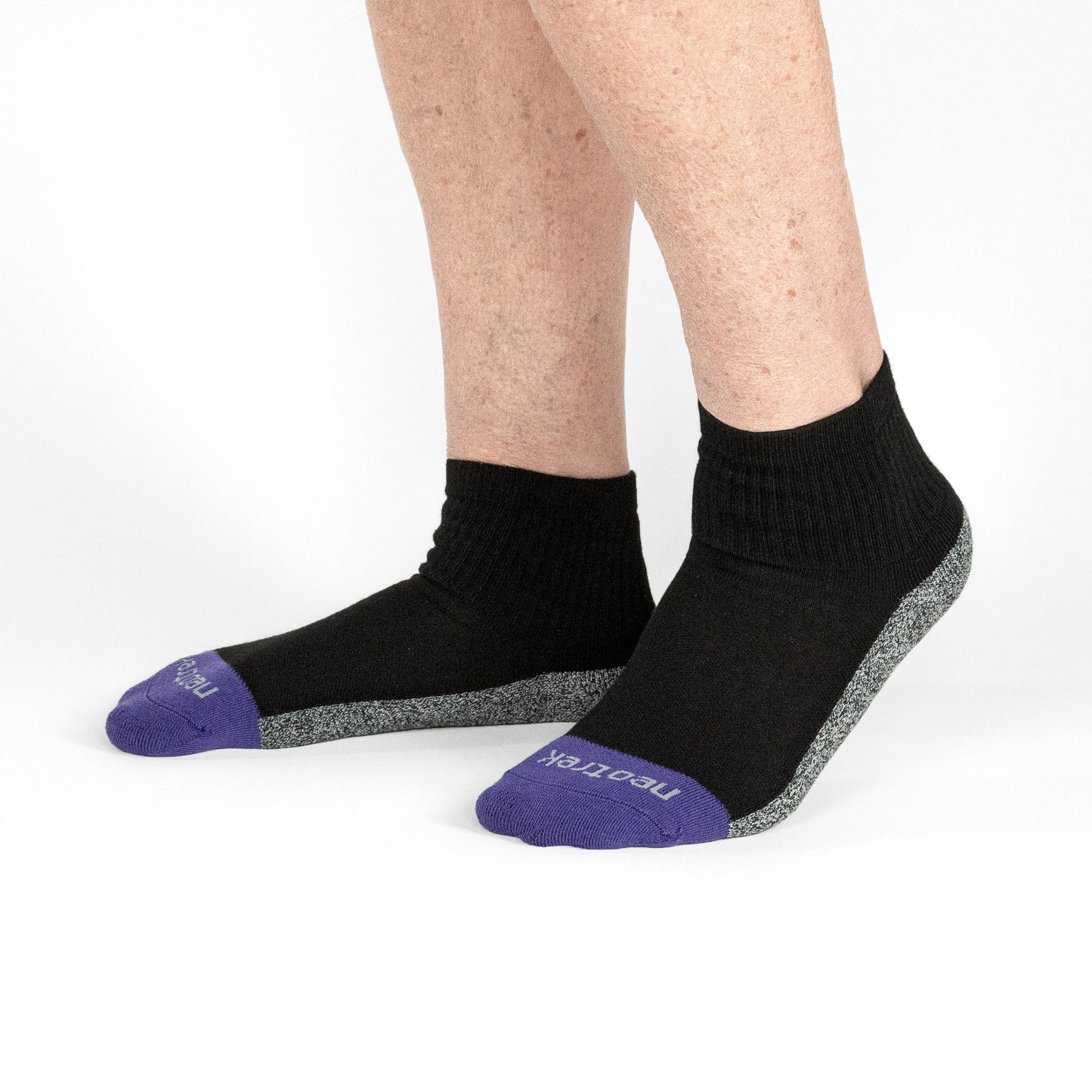 Premium Qtr Crew Socks: Standard Length Pair (3pk) - NeoTrek Footwear
