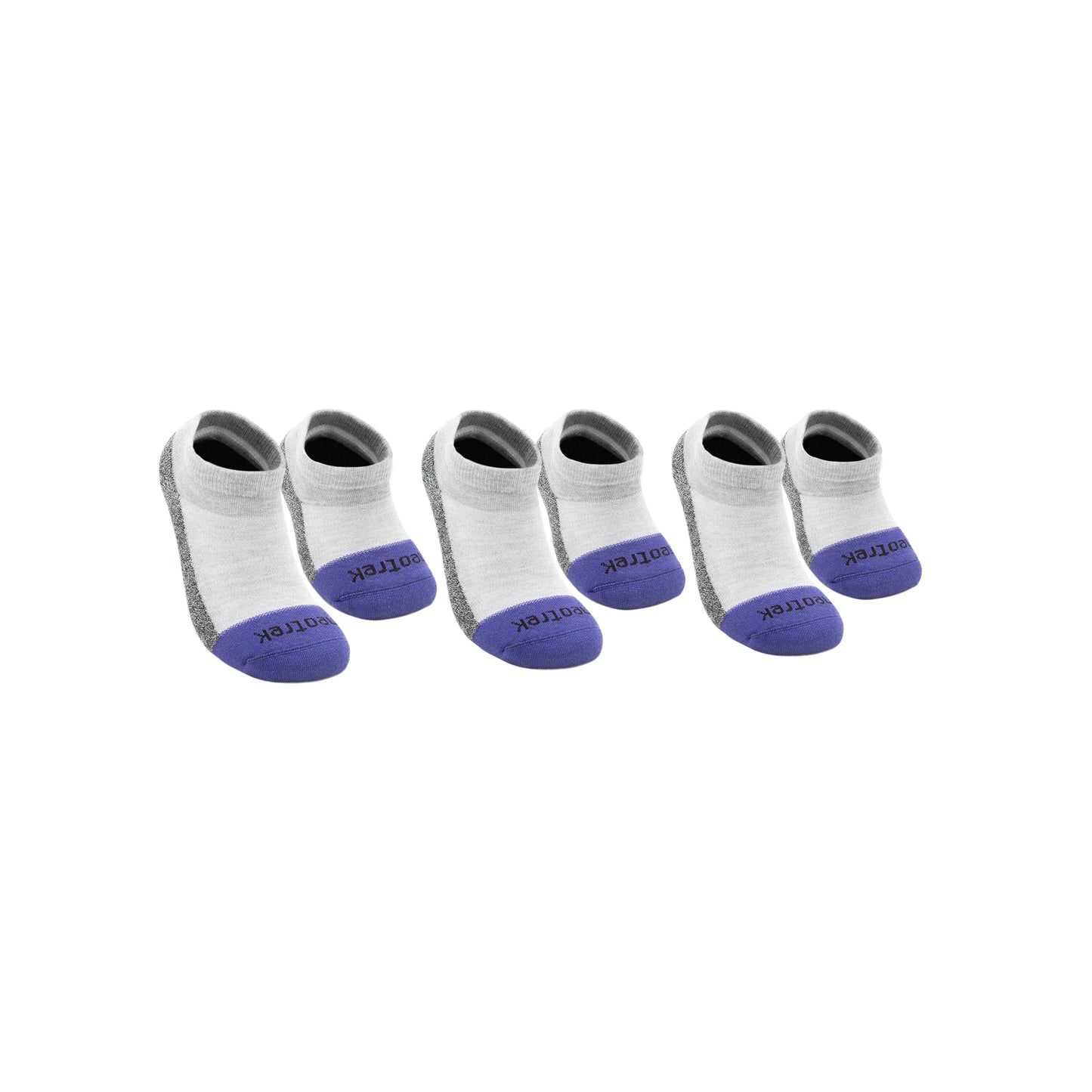 Truer-Fit™ Ankle Socks: Mixed Pair (3pk) - NeoTrek Footwear