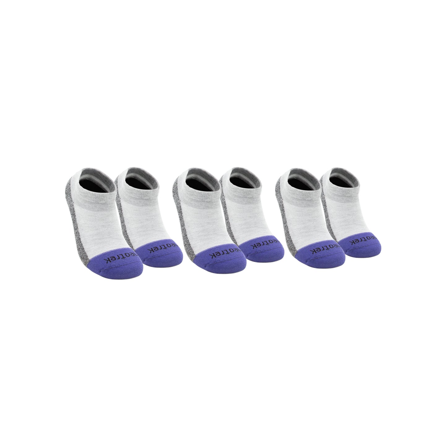 Truer-Fit™ Ankle Socks: Standard Length (3pk) - NeoTrek Footwear