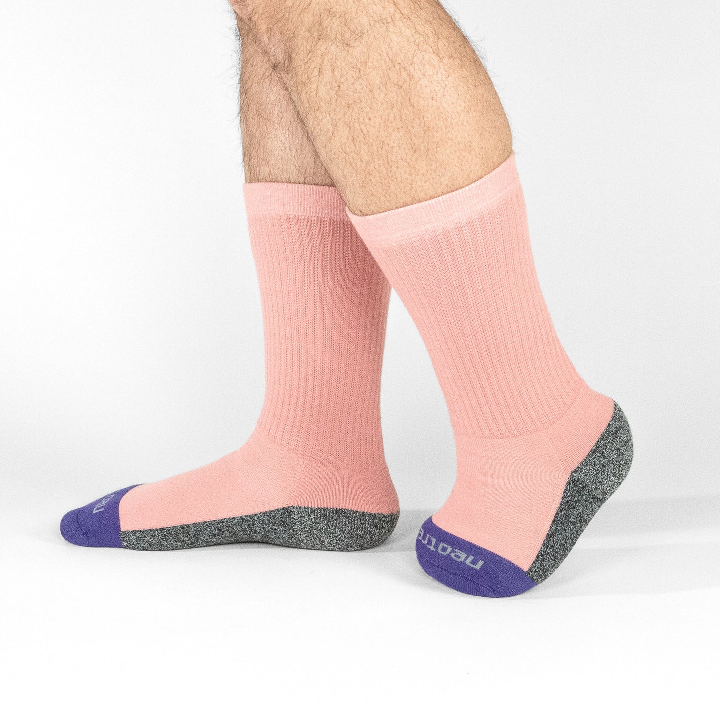 Transmet Crew Socks: Mixed Pair for Partial-Foot Amputees (3pk) - NeoTrek Footwear