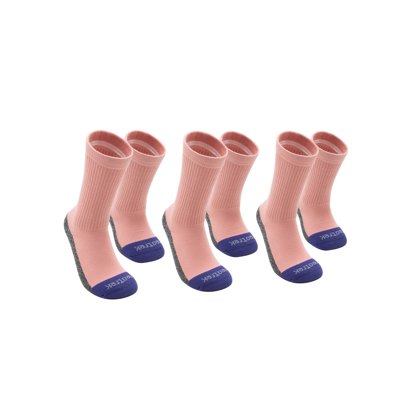 Transmet Crew Socks: Mixed Pair for Partial-Foot Amputees (3pk) - NeoTrek Footwear
