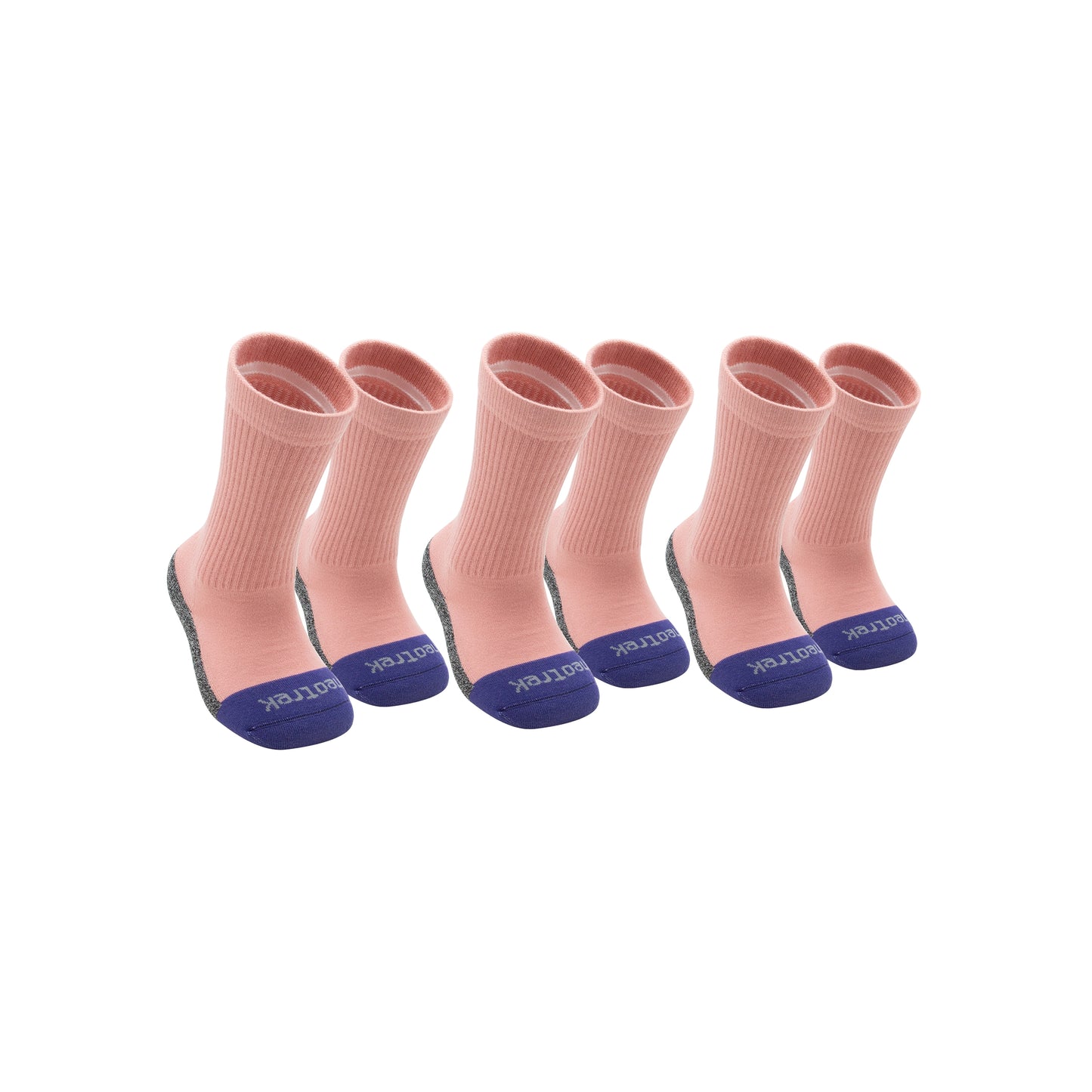 Transmet Crew Socks: Pair for Bilateral Partial-Foot Amputees (3pk) - NeoTrek Footwear