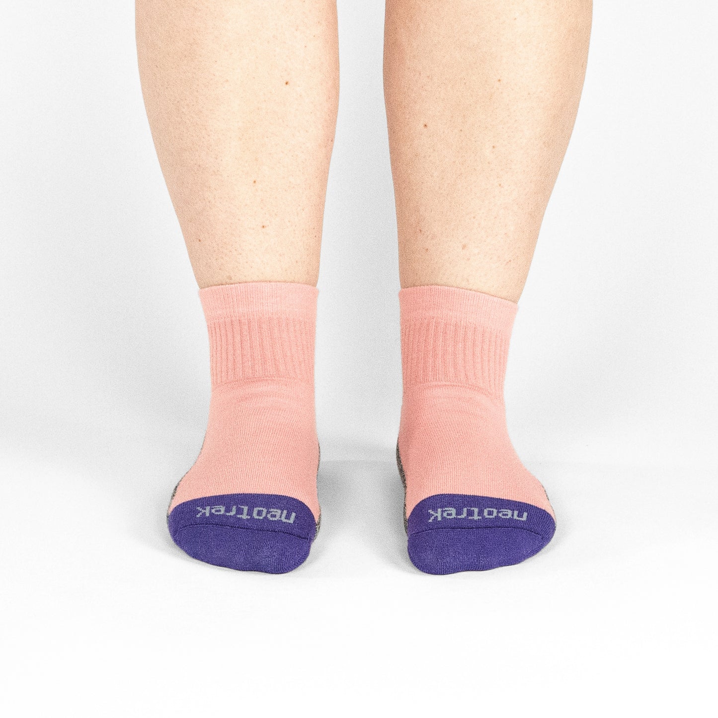 Premium Qtr Crew Socks: Standard Length Pair