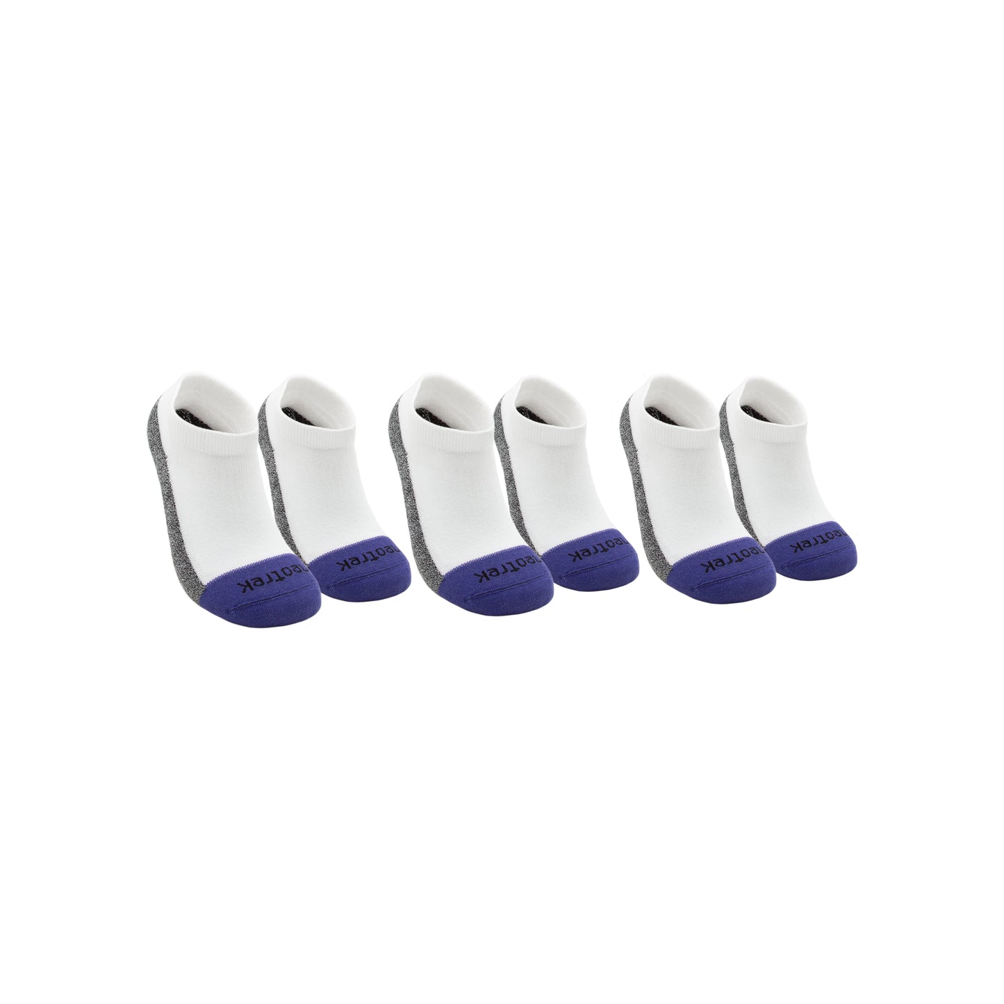 Truer-Fit™ Ankle Socks: Standard Length (3pk) - NeoTrek Footwear