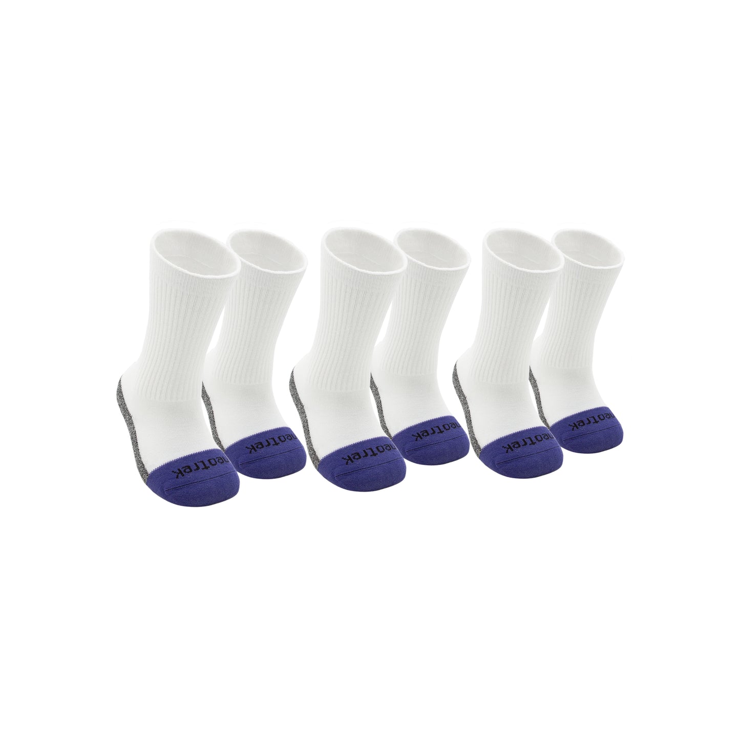 Truer-Fit™ Crew Socks: Bilateral Partial-Foot Amputee (3pk) - NeoTrek Footwear