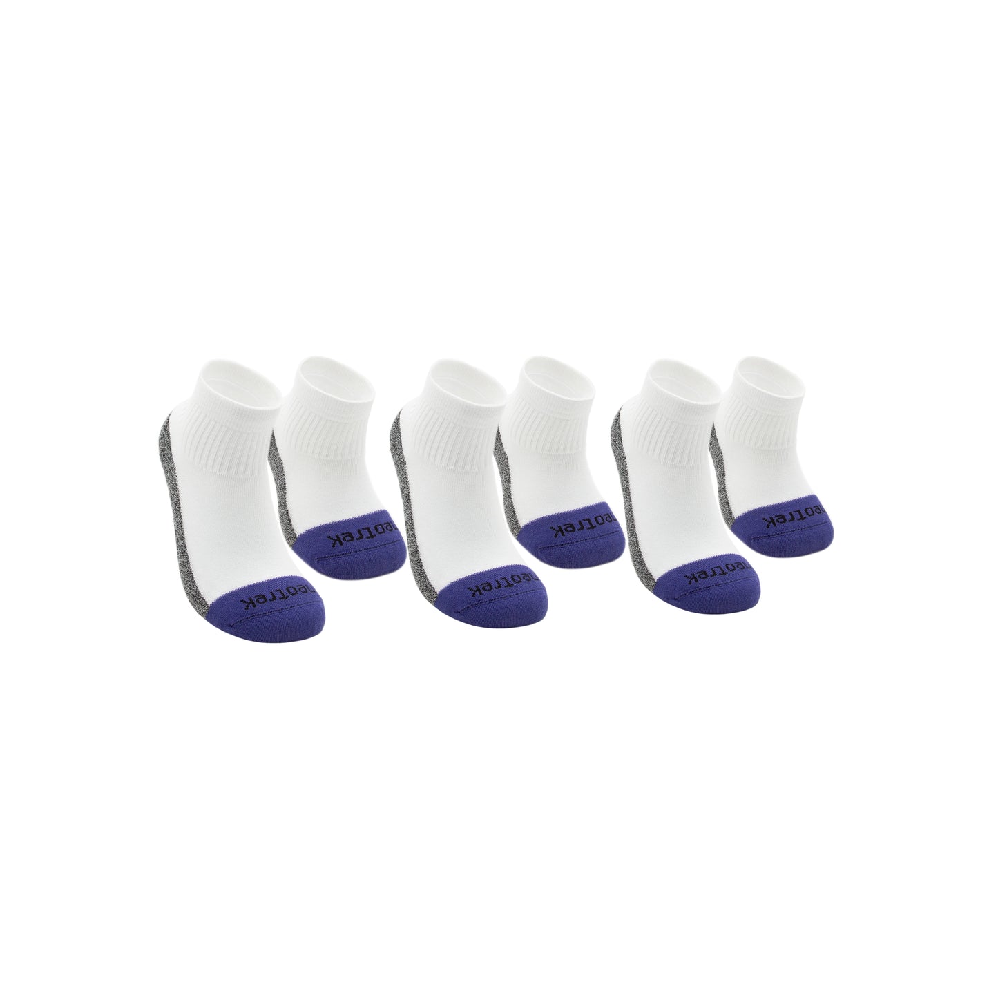 Truer-Fit™ Qtr Crew Socks: Mixed Pair (3pk) - NeoTrek Footwear