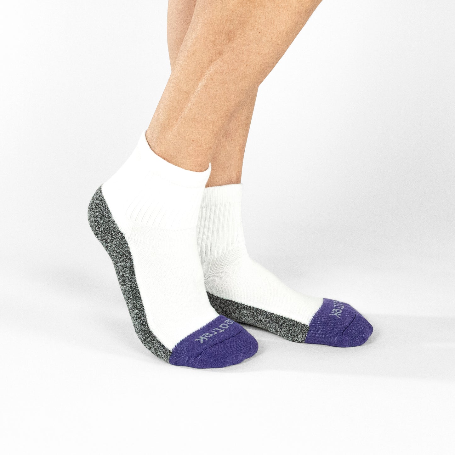 Premium Qtr Crew Socks: Standard Length Pair (3pk) - NeoTrek Footwear