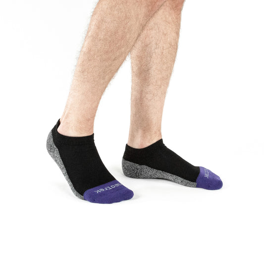 Truer-Fit™ Ankle Socks: Standard Length Pair - NeoTrek Footwear