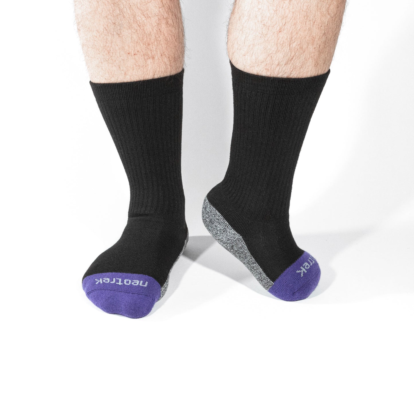 Truer-Fit™ Crew Socks: Mixed Pair for Partial-Foot Amputees - NeoTrek Footwear