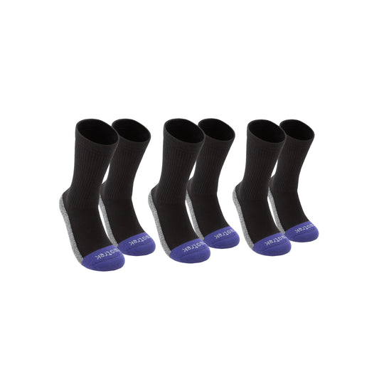 Truer-Fit™ Crew Socks: Standard Length (3pk) - NeoTrek Footwear