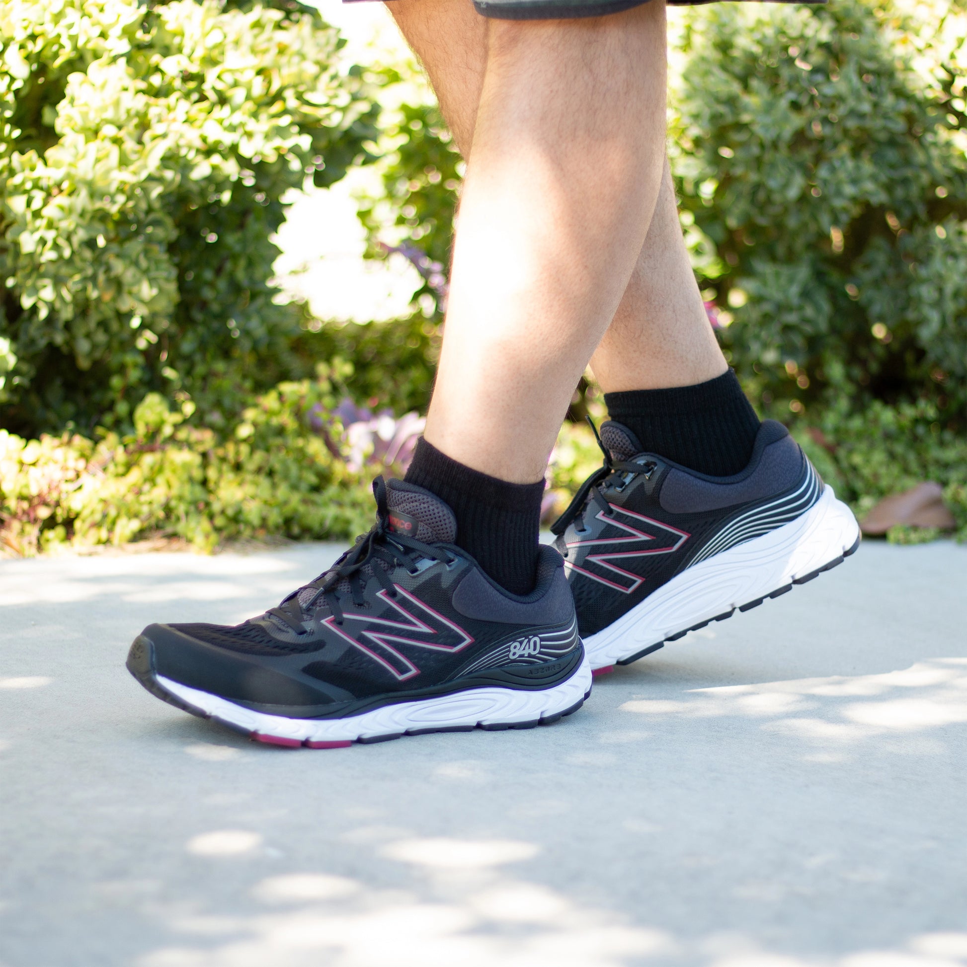 Transmet Qtr Crew Socks: Mixed Pair for Partial-Foot Amputees (1 Transmet Sock, 1 Standard Sock Per Pair) (2pk) - NeoTrek Footwear
