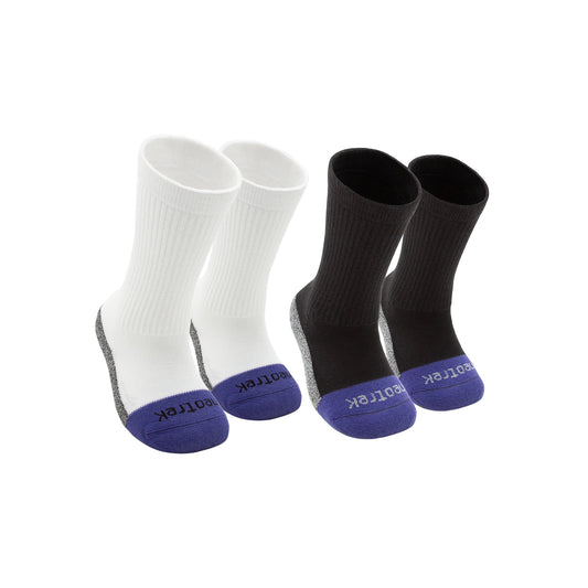Transmet Crew Socks: Pair for Bilateral Partial-Foot Amputees (2 Transmet Socks Per Pair) (2pk) - NeoTrek Footwear
