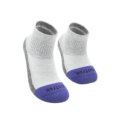 Truer-Fit™ Qtr Crew Socks: Mixed Pair for Partial-Foot Amputees - NeoTrek Footwear