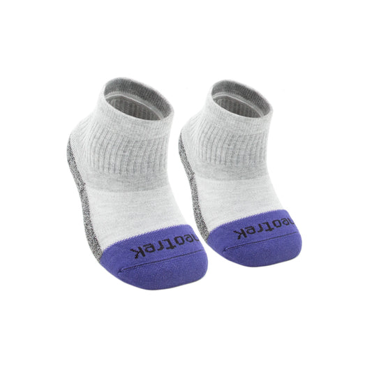 Truer-Fit™ Qtr Crew Socks: Pair for Bilateral Partial-Foot Amputees - NeoTrek Footwear