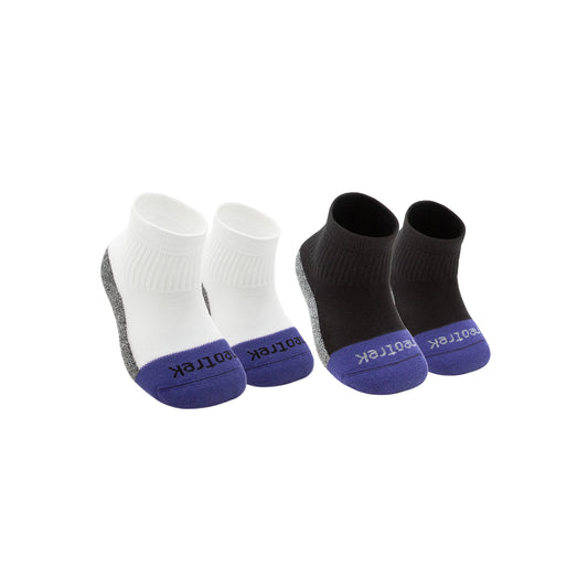 Transmet Qtr Crew Socks: Pair for Bilateral Partial-Foot Amputees (2 Transmet Socks Per Pair) (2pk) - NeoTrek Footwear