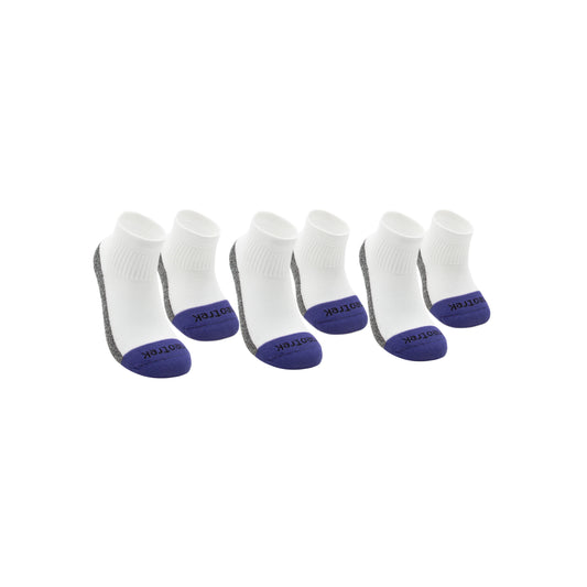 Truer-Fit™ Qtr Crew Socks: Mixed Pair (3pk) - NeoTrek Footwear